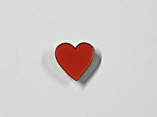 Vintage Diet Coke Red Heart Lapel Pin