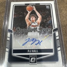 2024-25 Donruss Optic Signature Series PJ Hall RC Auto Denver Nuggets #SS-PJH