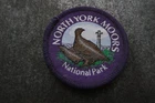 North York Moors National Park Woven Cloth Patch Badge (L82S)