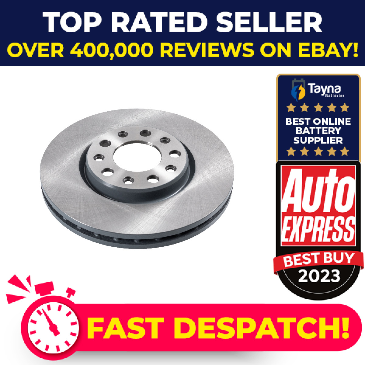 2x Brake Discs Pair Vented Front 281mm 43945 Febi Set 51815312 51806278 51937306