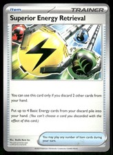 Superior Energy Retrieval - 189/193 - 2024 (Sakuya... WCD [189/193] U NM Pokemon