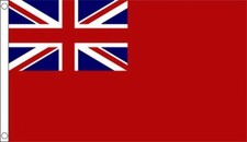 BANDERA BANDERA ROJA 5' X 3' Día de la Marina Mercante 3 de Septiembre Plumero Rojo Banderas Navales