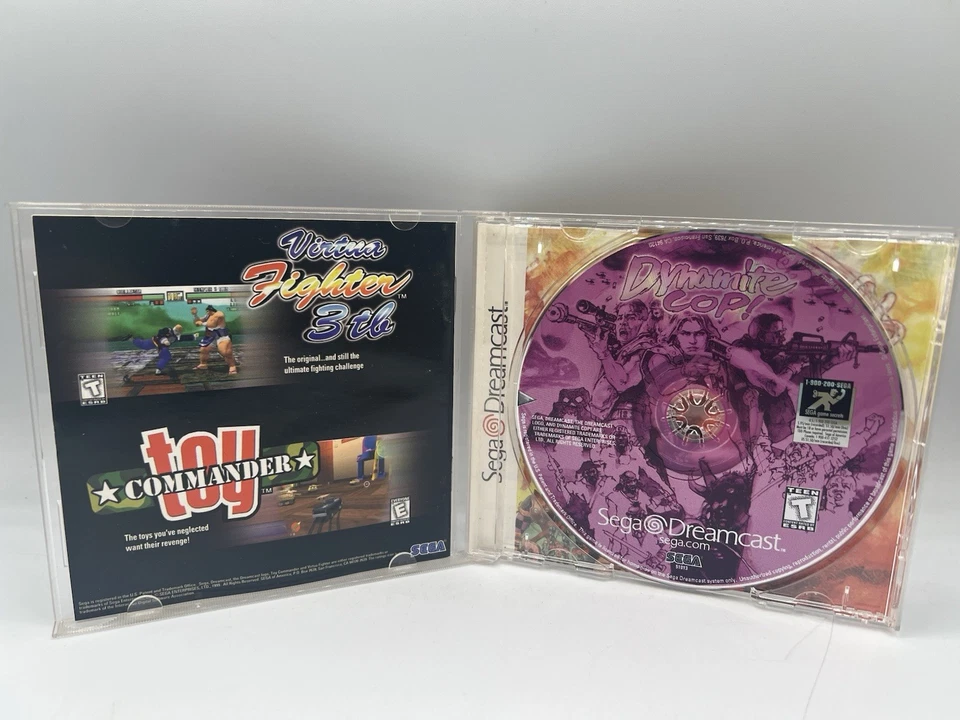 Dynamite Cop Sega Dreamcast Completo En Caja Original Foto 3 de 4