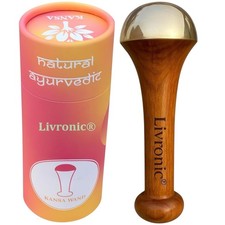 Kansa Wand Wooden Face Body Massager Detoxification Relaxation Large