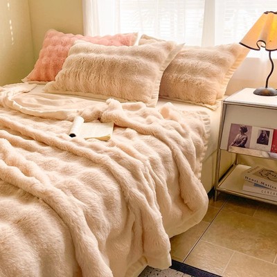 Blanket Autumn Winter Soft Thick Warm Sofa Blanket Bedroom Bedding Nap 