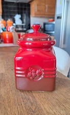 Le Creuset Strawberry Jam Jar Pot in Cerise