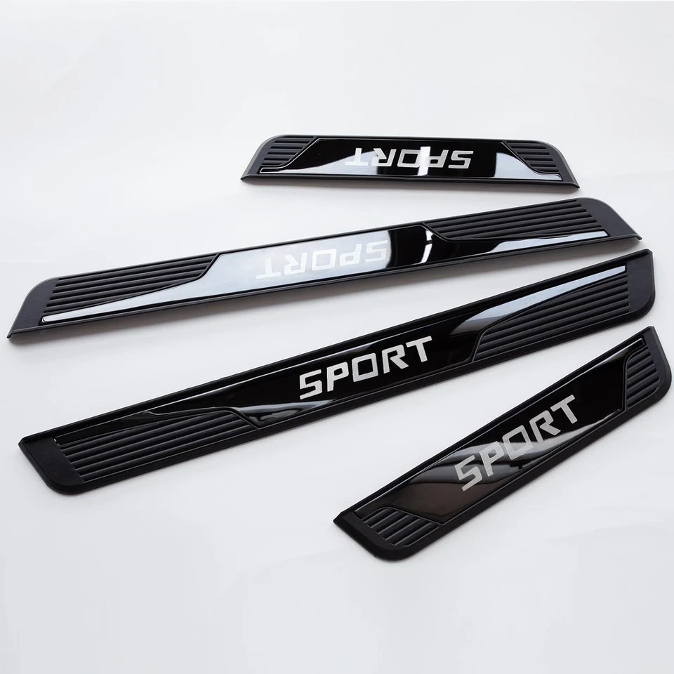 For FORD Accessories Car Door Scuff Sill Cover Panel Step Protector Trims 4PCS - Изображение 2 из 4