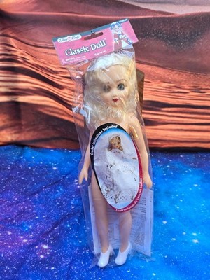 Fibre Craft 15'' Classic Doll Blonde Hair Blue Eyes Crochet Instructions 3193-01