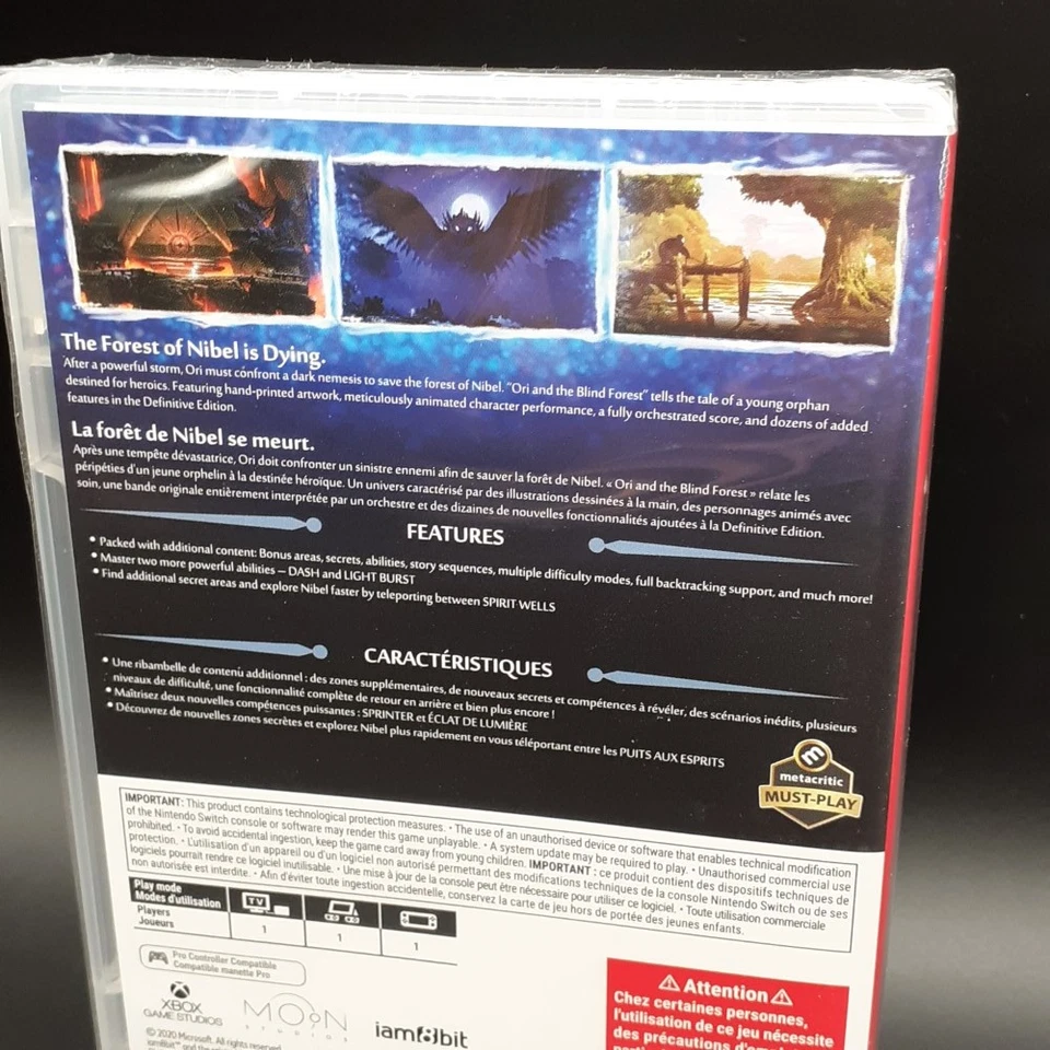 Ori And The Blind Forest Definitive Edition Switch Game In EN-FR-DE-ES-IT NEW Pl - Image 2 of 4