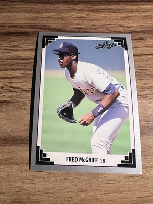 1991 Fred McGriff-Leaf #342-San Diego Padres