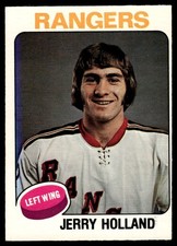 1975-76 O-Pee-Chee Vintage Hockey Jerry Holland RC #392 VIEW SCAN