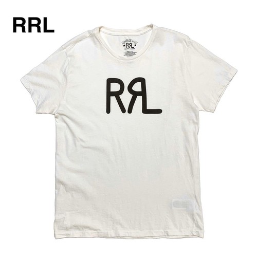 RRL, RRL Double RL Ranch Logo T-shirt White Made in USA M Vintage