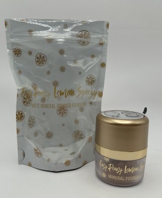 BELLE BEAUTY KIM GRAVEL EASY PEASY MATTE MINERAL POWDER FOUNDATION MEDIUM NEW