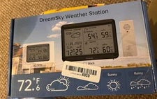 DreamSky Weather Station Indoor Outdoor Thermometer Wireless - Atomic Clock