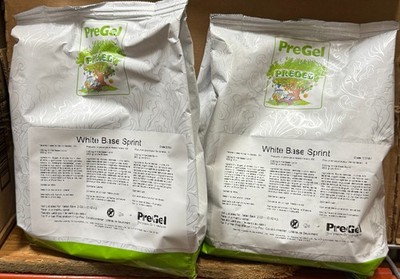 NEW White Base Sprint 2.02 lb Pregel Powder , 2 BAGS, Best Before:  27/05/2028