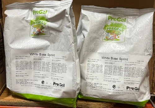NEW White Base Sprint 2.02 lb Pregel Powder , 2 BAGS, Best Before 27/05/2028