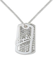 Replay Halskette Mit Strass-Steinen + Tag AnhäNger RVC233H60 Collier