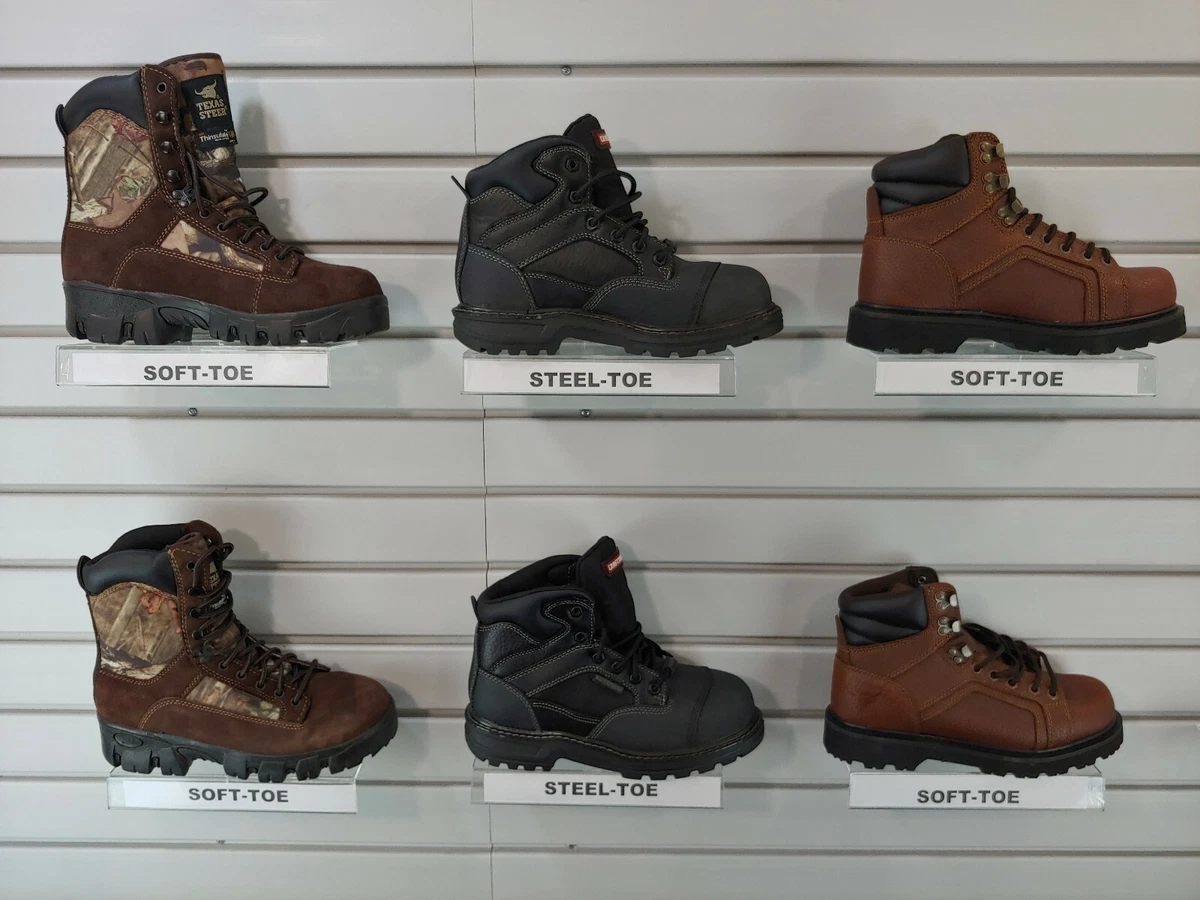 NWT Men\'s 13 CRAFTSMAN Mason Brown Leather Steel Toe Waterproof Work Boots Craftsman Men main image 3