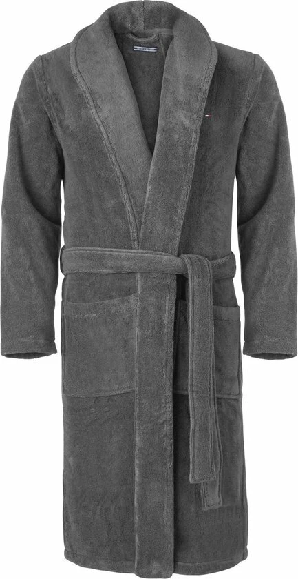 ROCKÅN bath robe, grey, S/M - IKEA