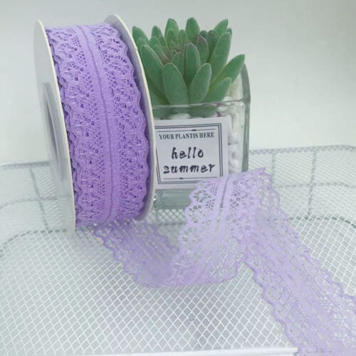 Lace Ribbon Packaging Decoration Sewing Fabric Decor Flower Baking Gift Strap @ - Picture 19 of 37