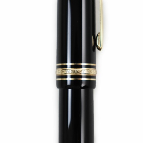Montblanc Meisterstuck No.149 14K M White Star Fountain Pen Black Gold Used - 第 20/24 張圖片