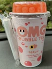 Bubble Tea Peach With Strawberry Bubbles OMG Bubble Tea | 10 x 270ml Real Bubble