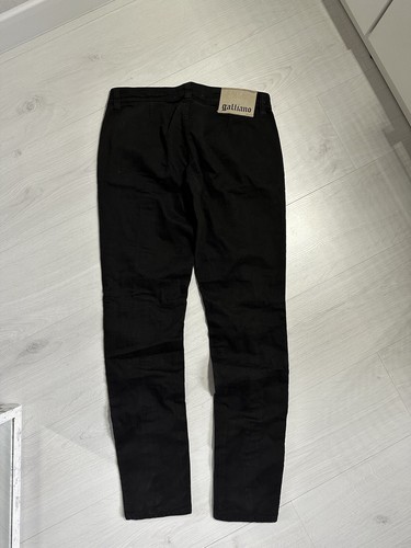 John Galliano Full Zip Avant Garde Denim Rare Pants Women’s Size 27 / 41 Italy - Picture 8 of 13