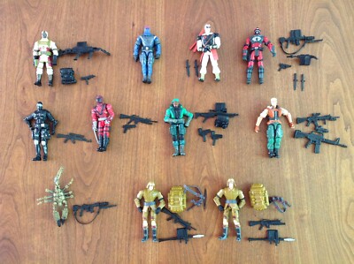 G.I. Joe Cobra Valor Venom 2002-2004 Stalker Viper Slice Razor Scorpion Lot 11