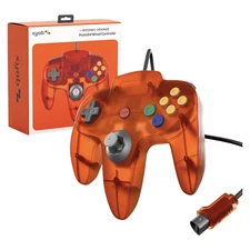 XYAB PROTO64 Wired Controller for Nintendo 64 N64 - Inferno Orange