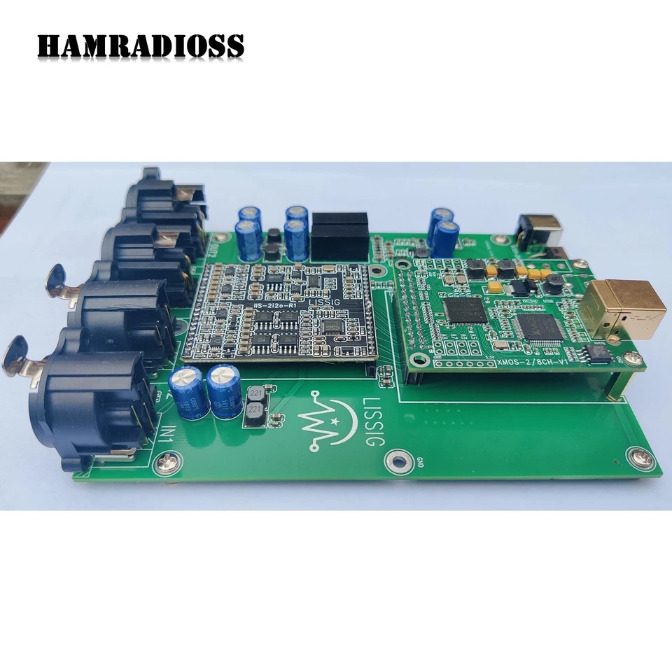 USB Sound Card ES9822 ADC + ES9018 DAC 2-Ch Acquisition Card for WASAPI & ASIO - Image 2 of 4