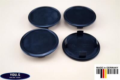 4 hub caps hub cap without logo - 68.5 mm A01 - black AEZ RIAL 