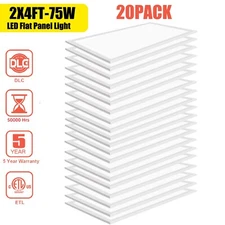 2x4 LED Flat Panel Light 75W Dimmable 2x4 Drop Ceiling Commercial Lights Fixture