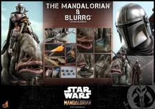 1/6 Hot Toys TMS046 The Mandalorian and Blurrg Set ~ New Sealed Shipper