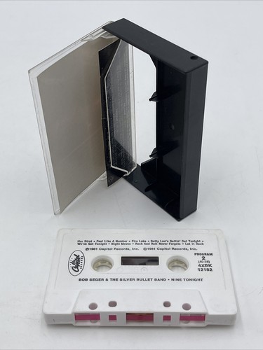Bob Seger The Silver Bulllet Band Nine Tonight Cassette 1981 - Picture 5 of 5
