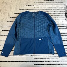 NIKE Therma-Fit ADV AeroLoft Down Fill Teal Zip Jacket Women's Size Large