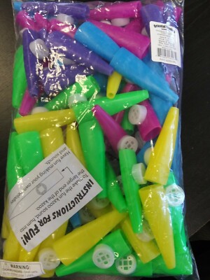 Mini Kazoos (72ct.) - New - Unused - Assorted Colors