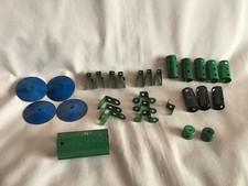 MECCANO VINTAGE 1960,s OLD LOOSE SPARES X29 IN  WELL USED VINTAGE CONDITION.