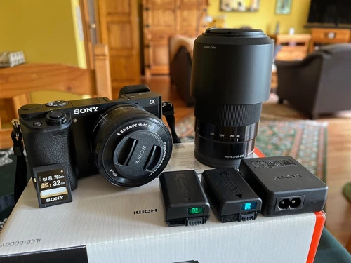 Sony Alpha 6000 + 16-50mm f/3.5-5.6 + 55-210mm f/4.5-6.3 kit