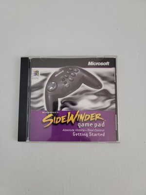 Microsoft SideWinder Gamepad Software Disc With Jewel Case Only EUC