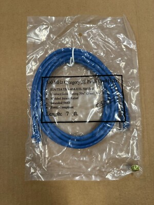 7ft 350 MHZ 5E Patch Cord (UTP) blue