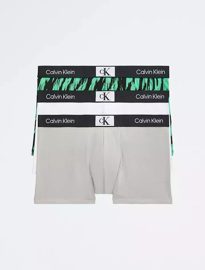 Calvin Klein 1996 3-Pack Cotton Stretch NB3528919 Low Rise Trunk L