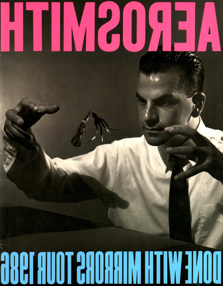 AEROSMITH 1986 DONE WITH MIRRORS TOUR CONCERT PROGRAM BOOK BOOKLET