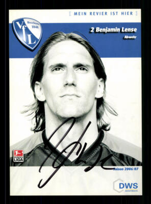 Benjamin Lense  Autogrammkarte VFL Bochum 2006-07 Original Signiert