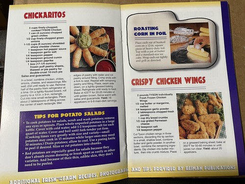 Vintage Tyson Recipe Books 2001 Tyson Foods Lot of 2 cookbooks Cards - Picture 4 of 7