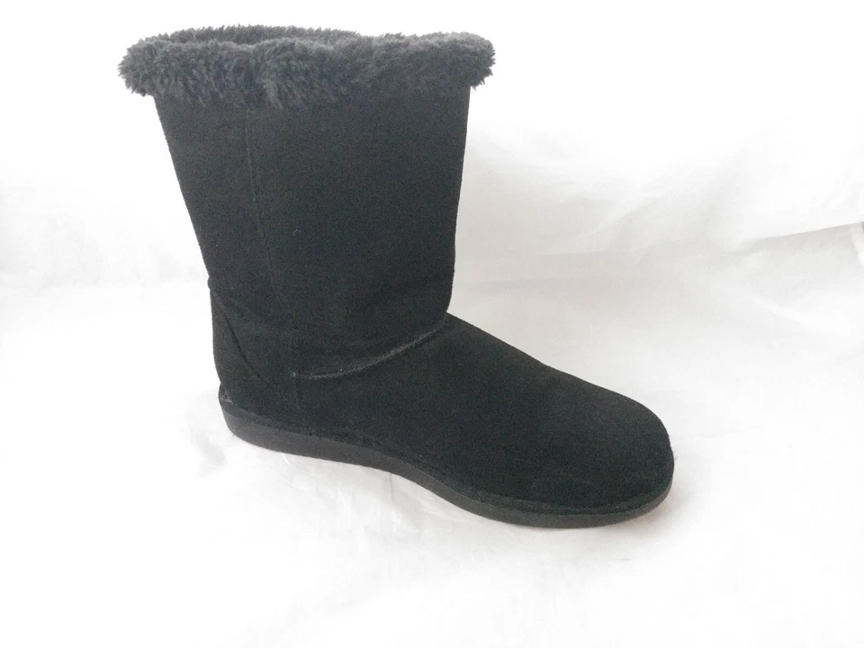 Botas Airwalk para mujer talla 9,5 negras de gamuza sintética informales cómodas forradas de piel Foto 2 de 4