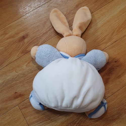 Kaloo Small Chubby Bunny Rabbit Soft Toy Plush Comforter Blue Soother Lapin - Picture 6 of 13