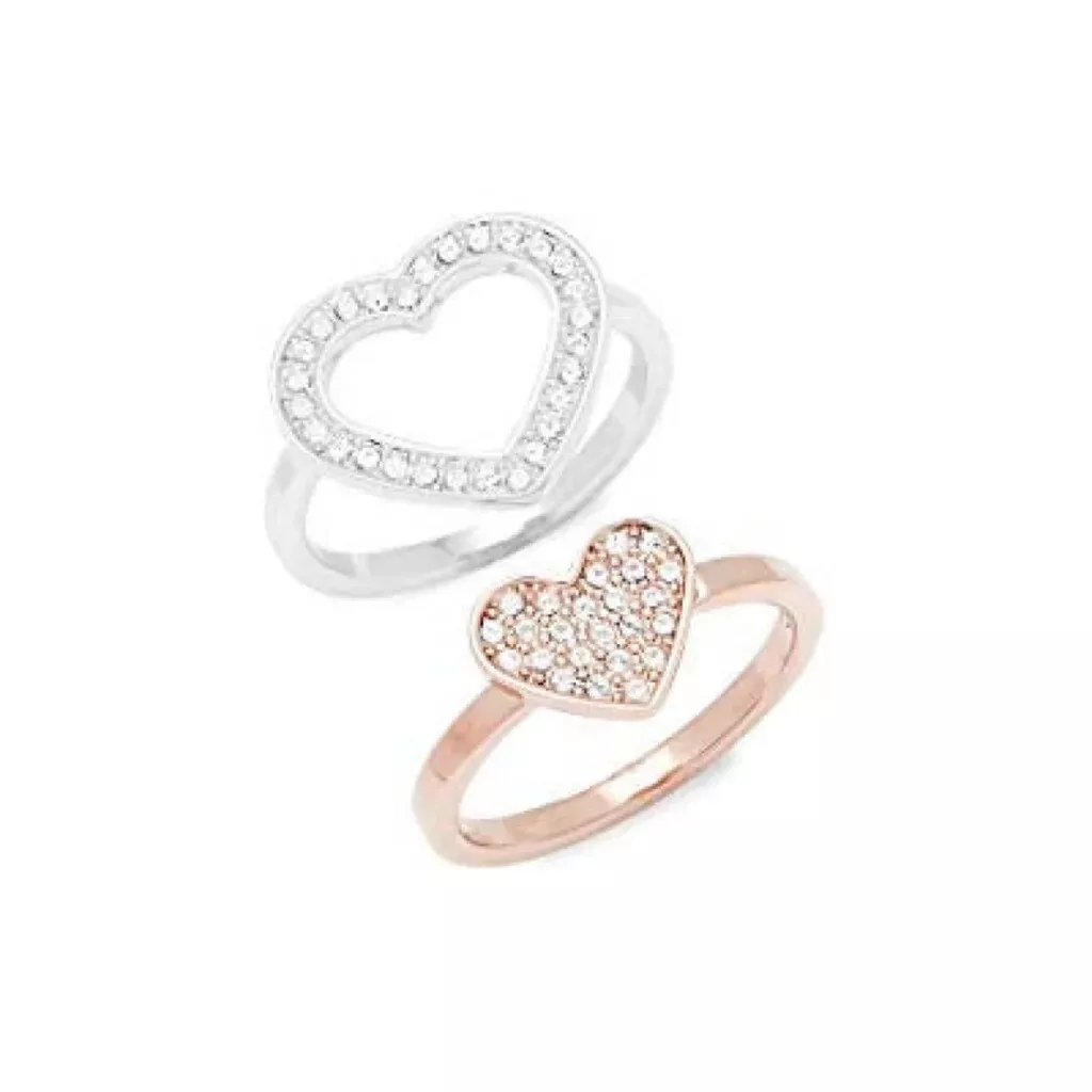 Swarovski heart shop eye ring