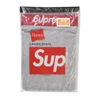 Boxer slip Supreme x Hanes (lot de 2)   Gris bruyère   S, M, L, XL