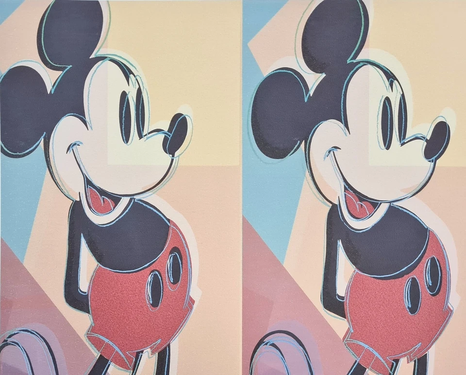 ANDY WARHOL * Mickey Mouse * lithograph * 50x50 cm *limited # xx/500 CMOA signed - Bild 3 von 4