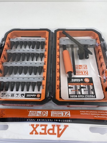 AUGSET-38 Apex u-GUARD 38PC Juego de fijación industrial con estuche - Imagen 5 de 5